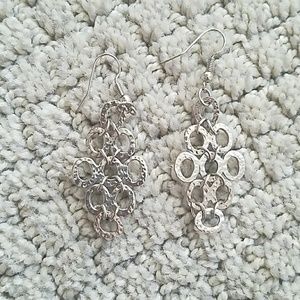 Silver earrings